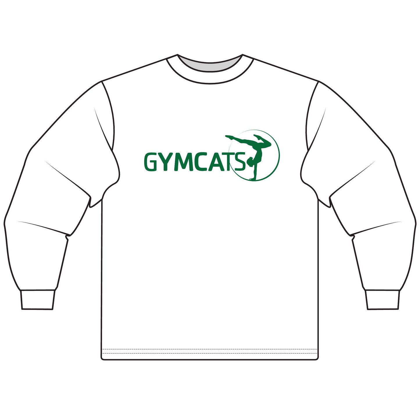 Coach's - Unisex Long Sleeve T-Shirt - gymcats - grn